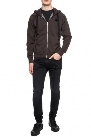 Sweatshirt with velvet logo, zdjęcie 2 Sweatshirt with velvet logo od Isabel Marant